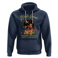 Black Queen The Most Powerful Piece In The Game Melanin Girl Butterfly Hoodie - Wonder Print Shop