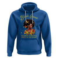 Black Queen The Most Powerful Piece In The Game Melanin Girl Butterfly Hoodie - Wonder Print Shop
