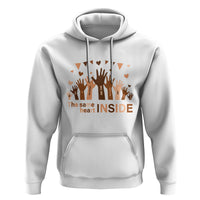 Black History Month Hoodie We Can Be Different On The Outside But We Have The Same Heart - Wonder Print Shop