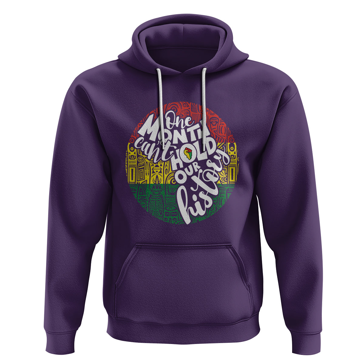 One Month Can't Hold Our History African American Hoodie - Wonder Print Shop