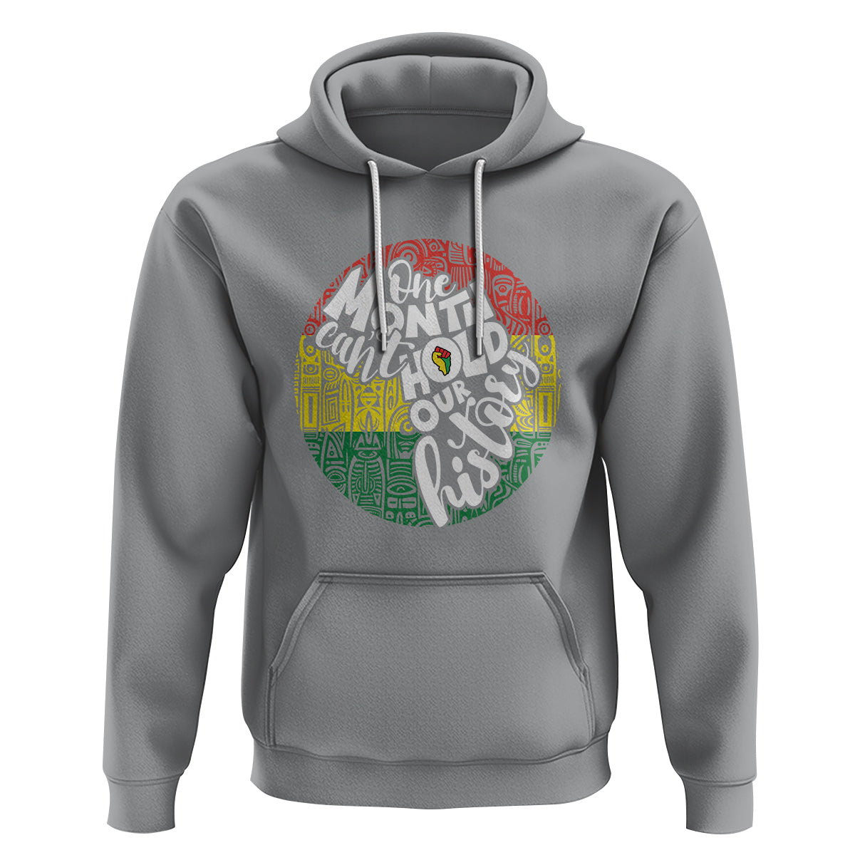 One Month Can't Hold Our History African American Hoodie - Wonder Print Shop