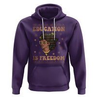 Black History Month Hoodie Education Is Freedom Teacher Women - Wonder Print Shop