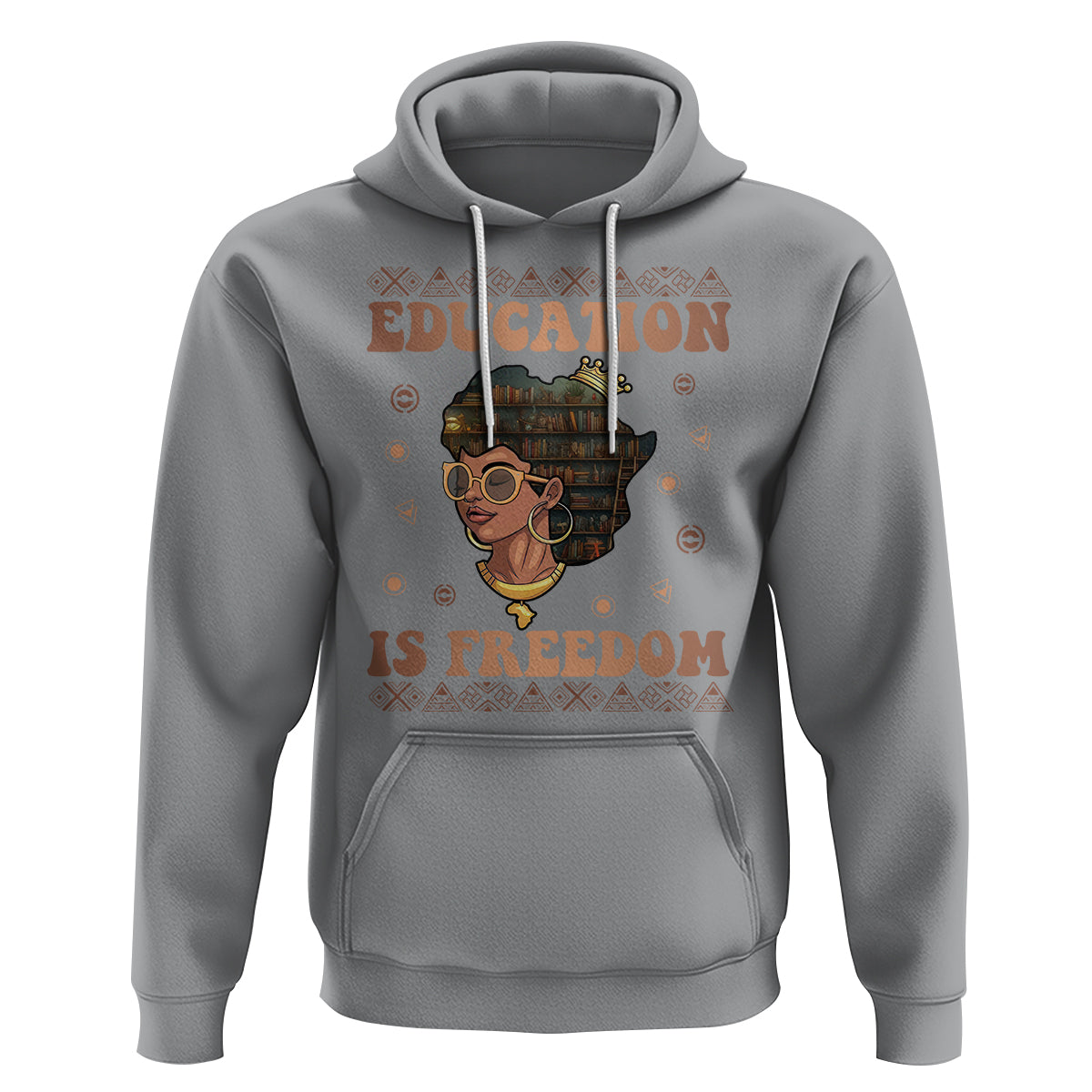 Black History Month Hoodie Education Is Freedom Teacher Women - Wonder Print Shop