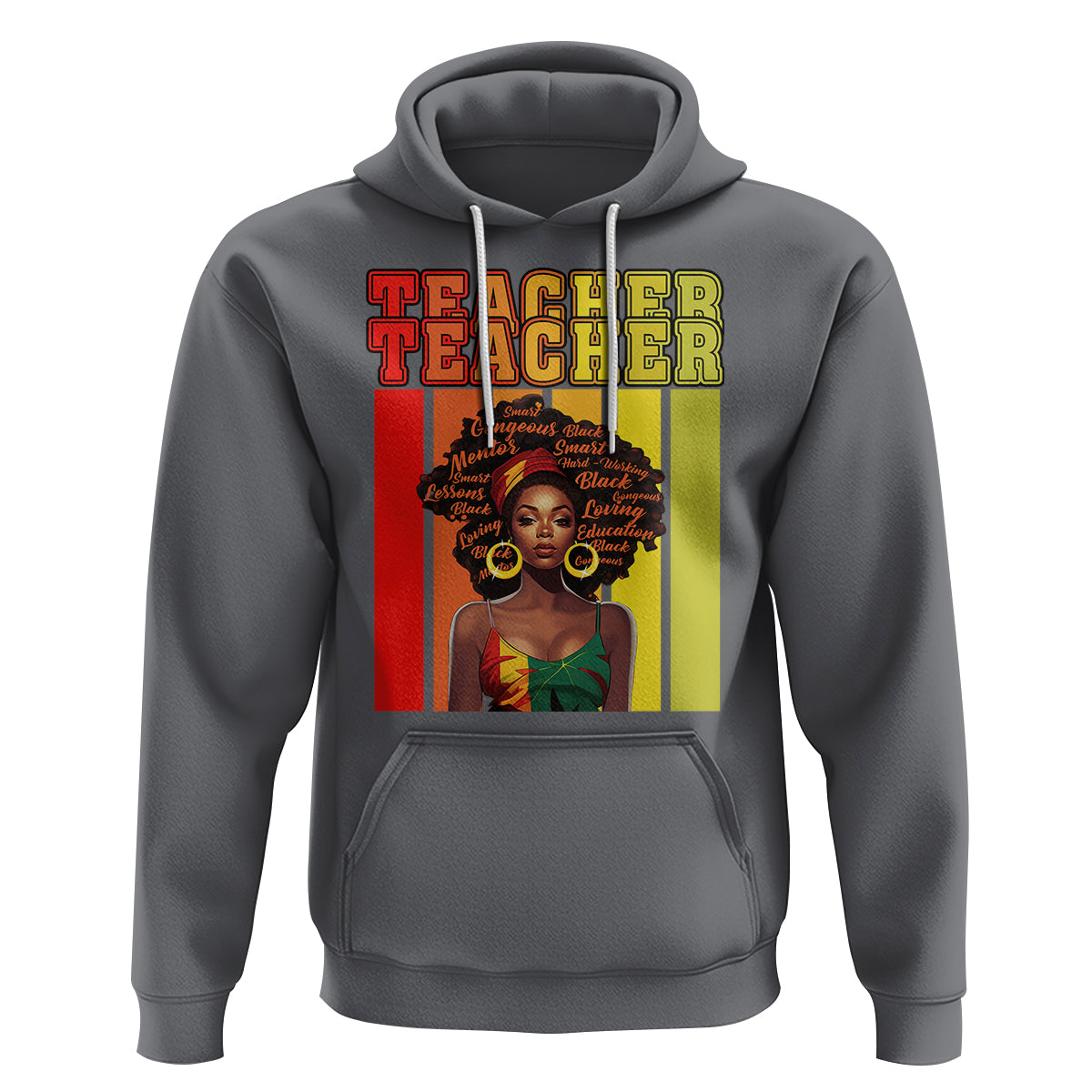 Black History Month Hoodie Teacher Women African Americans School Educate - Wonder Print Shop