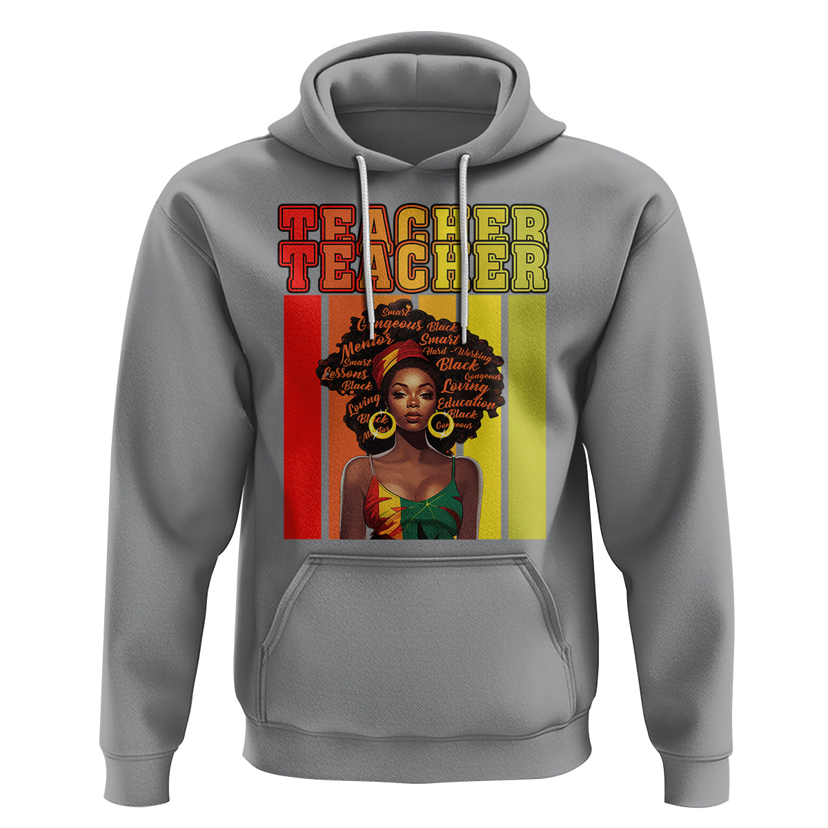 Black History Month Hoodie Teacher Women African Americans School Educate - Wonder Print Shop
