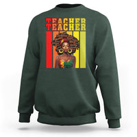 Black History Month Sweatshirt Teacher Women African Americans School Educate - Wonder Print Shop