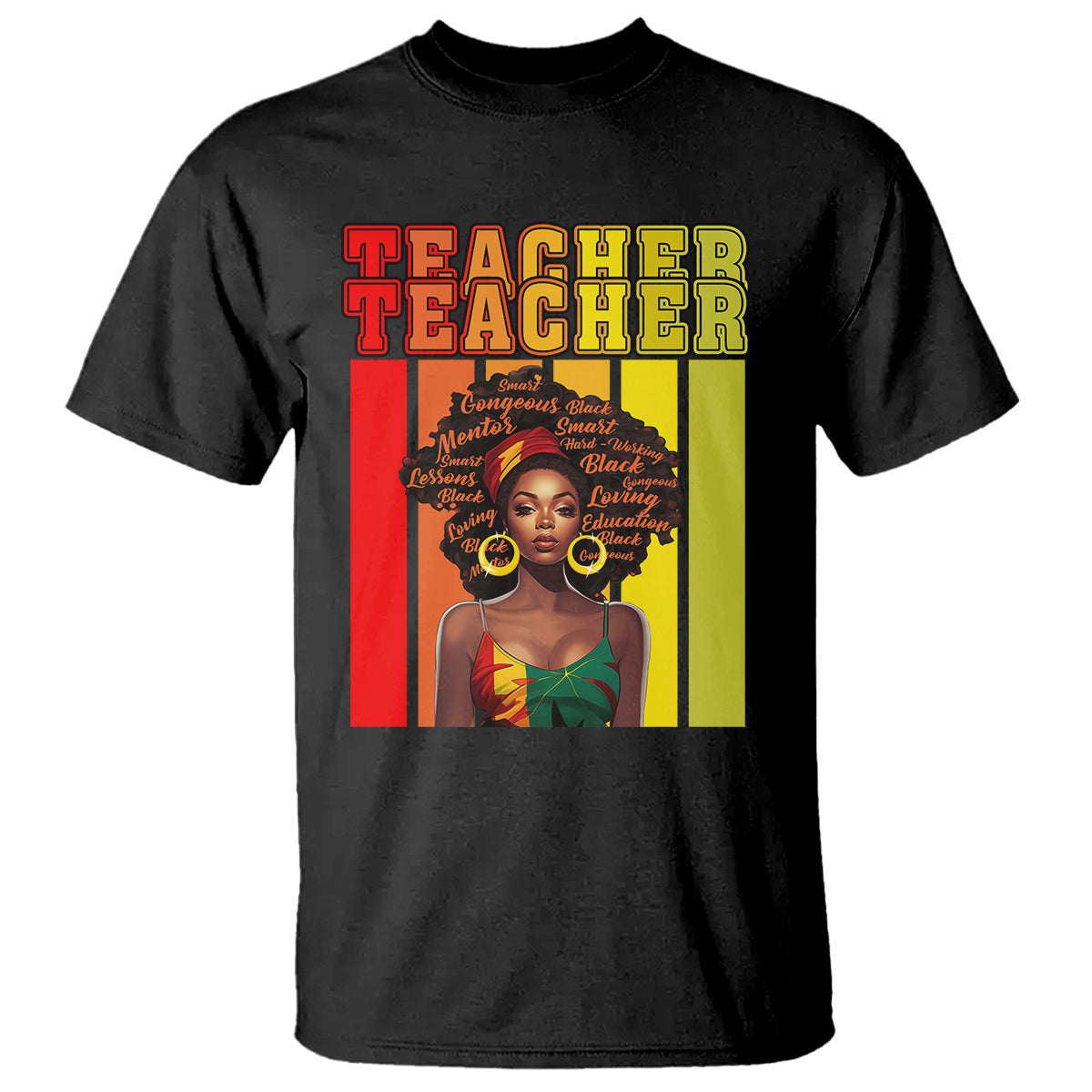 Black History Month T Shirt Teacher Women African Americans School Educate - Wonder Print Shop