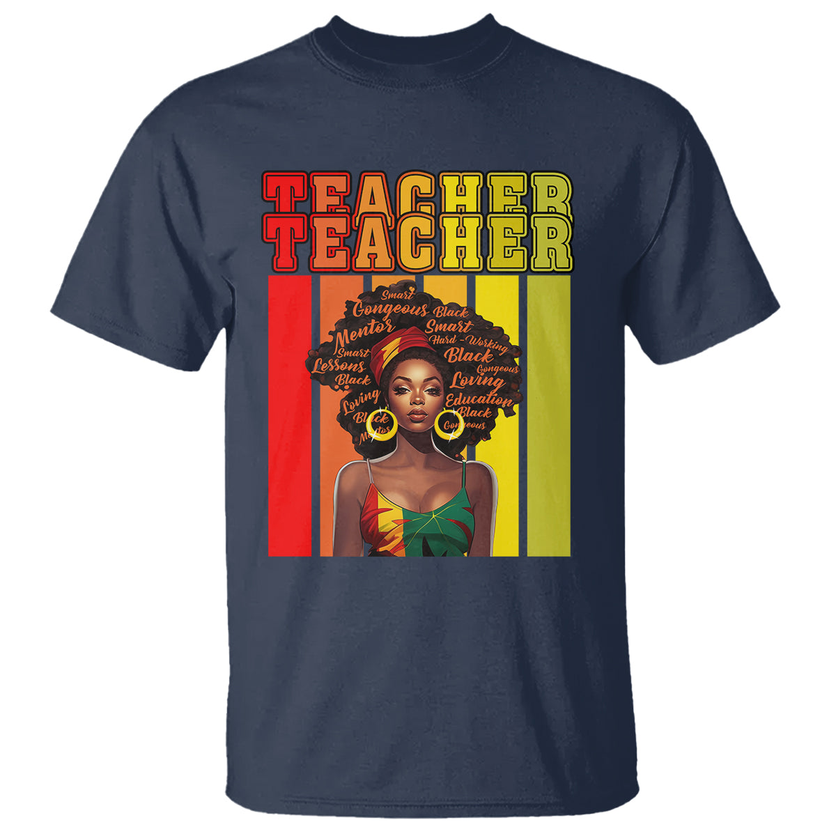 Black History Month T Shirt Teacher Women African Americans School Educate - Wonder Print Shop