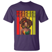 Black History Month T Shirt Teacher Women African Americans School Educate - Wonder Print Shop
