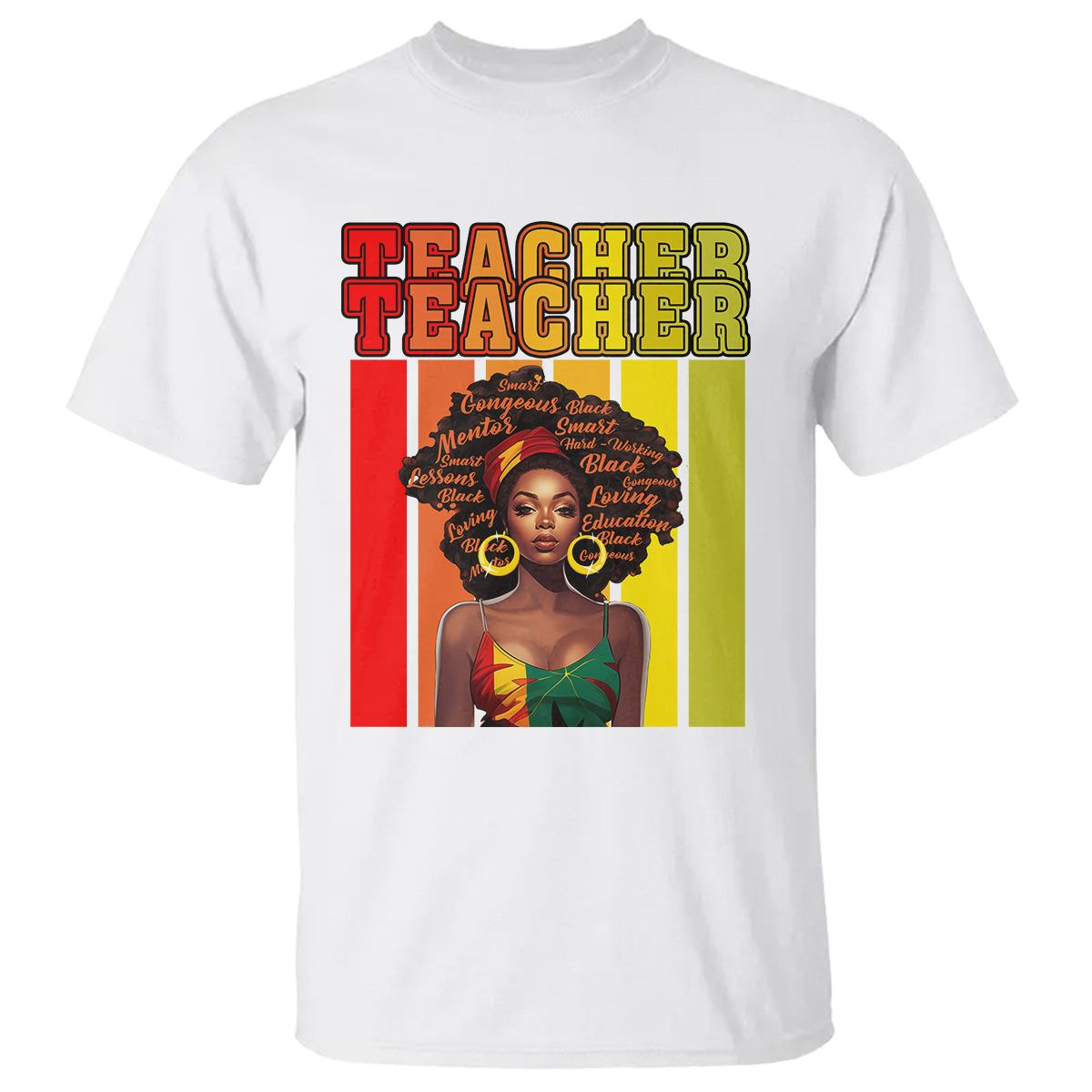 Black History Month T Shirt Teacher Women African Americans School Educate - Wonder Print Shop