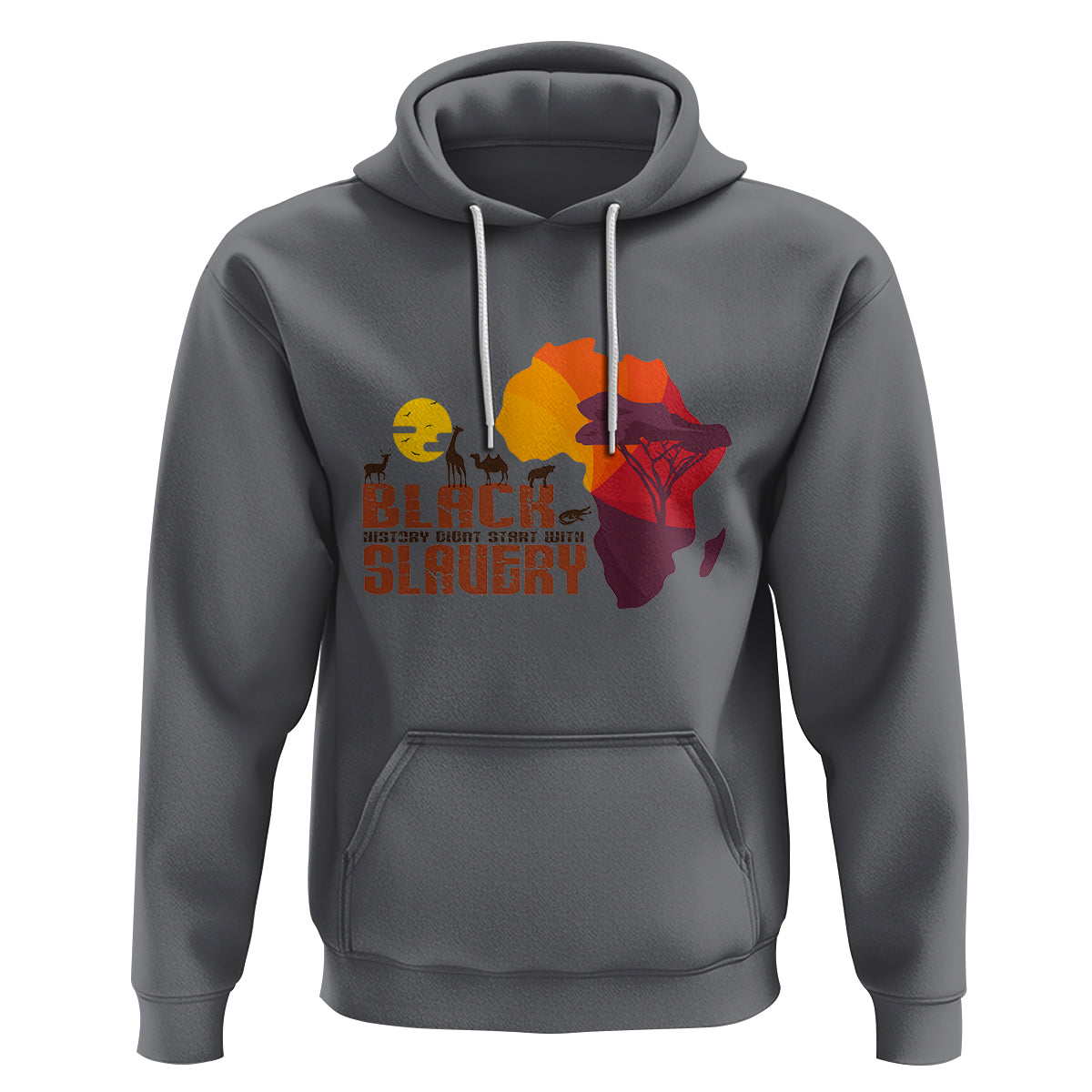 Black History Didn't Start With Slavery Hoodie - Wonder Print Shop