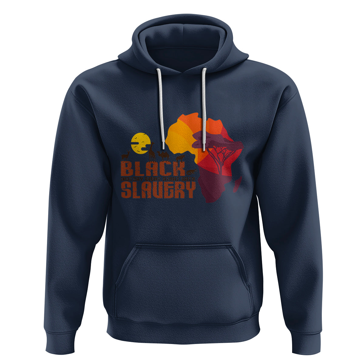 Black History Didn't Start With Slavery Hoodie - Wonder Print Shop