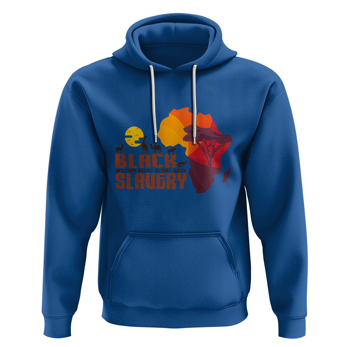 Black History Didn't Start With Slavery Hoodie - Wonder Print Shop