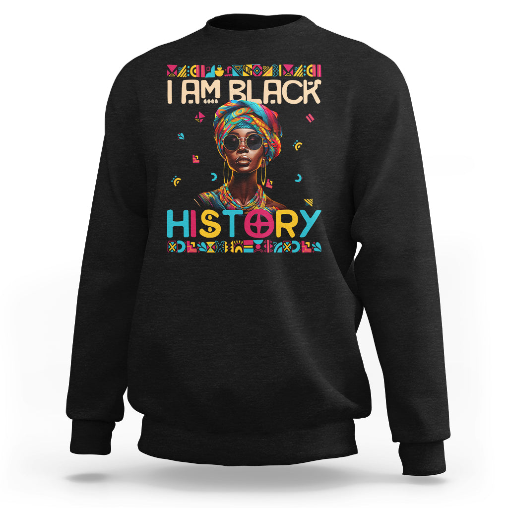 I Am Black History African American Women Pretty Sweatshirt - Wonder Print Shop