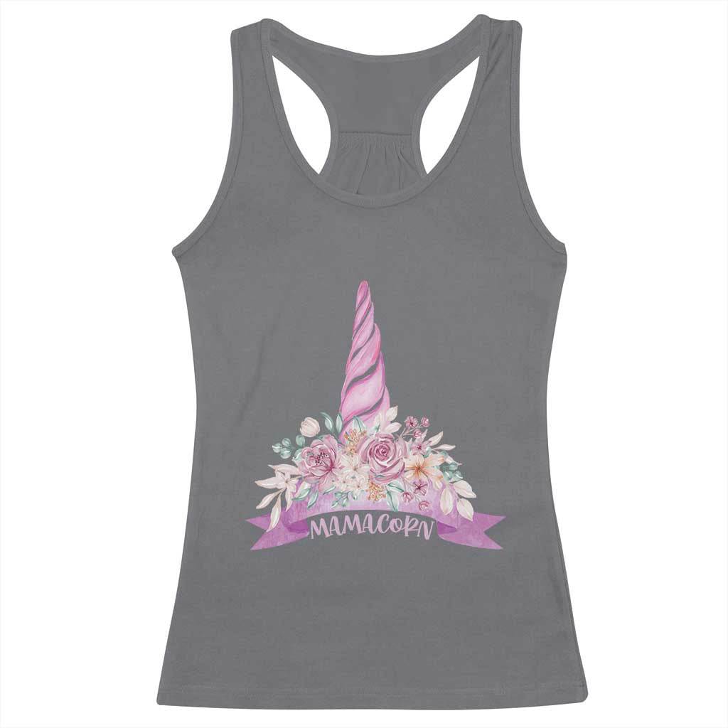 Cute Mamacorn Mother's Day Racerback Tank Top