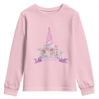 Cute Mamacorn Mother's Day Youth Sweatshirt