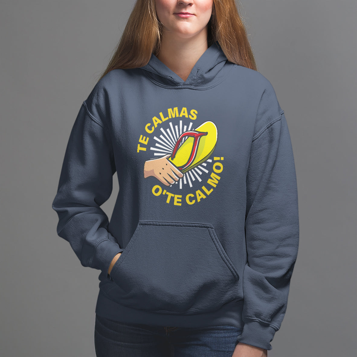 Mexico Mother's Day Hoodie Funny Mom Te Calmas O Te Calmo - Wonder Print Shop