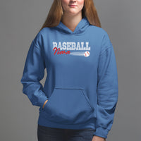 Baseball Mom Hoodie I'm Not Yelling This is My Baseball Nana Voice - Wonder Print Shop