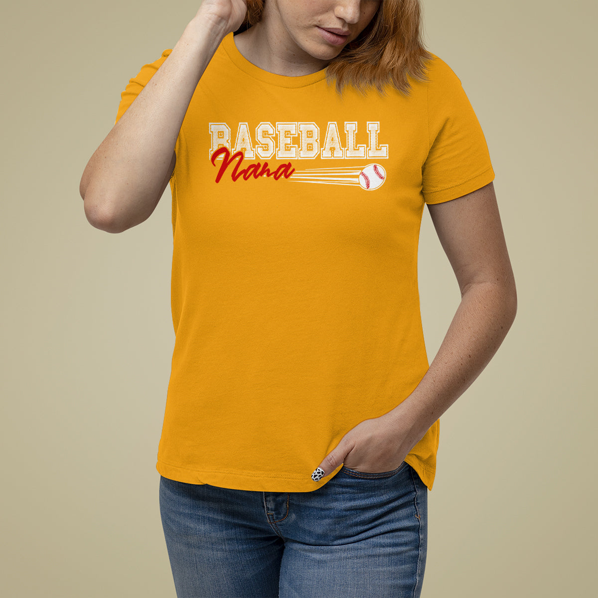 Baseball Mom T Shirt For Women I'm Not Yelling This is My Baseball Nana Voice - Wonder Print Shop