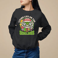 Soccer Mom Sweatshirt Living Life On The Sidelines - Wonder Print Shop