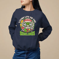 Soccer Mom Sweatshirt Living Life On The Sidelines - Wonder Print Shop