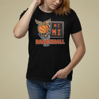 Basketball Mimi Bandana Leopard Mother's Day T Shirt For Women - Wonder Print Shop