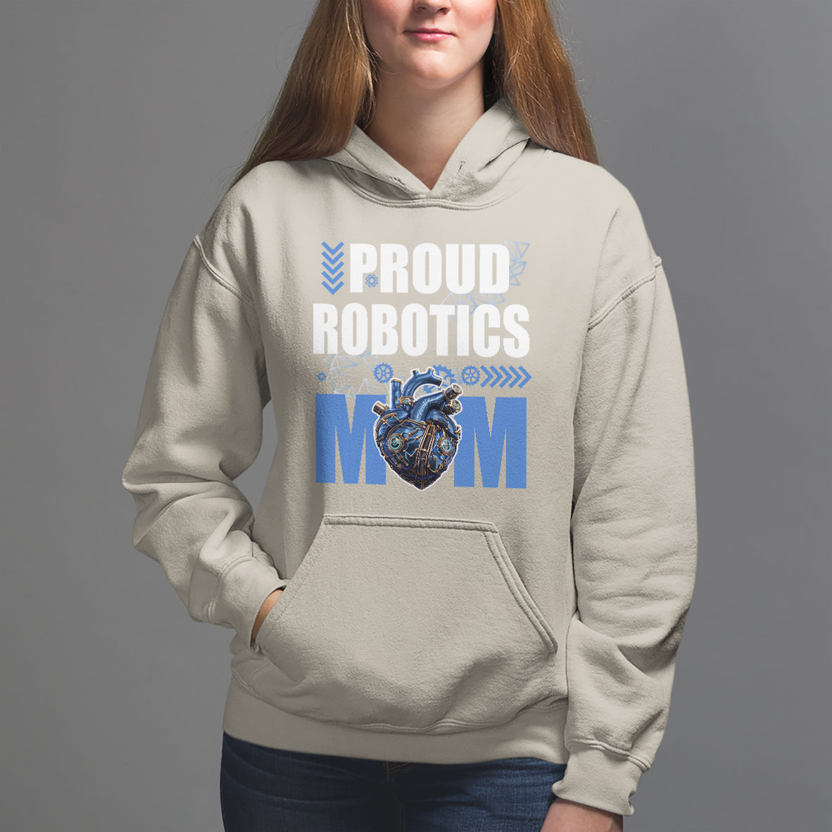 Proud Robotics Mom Robot Lover Mother's Day Hoodie - Wonder Print Shop