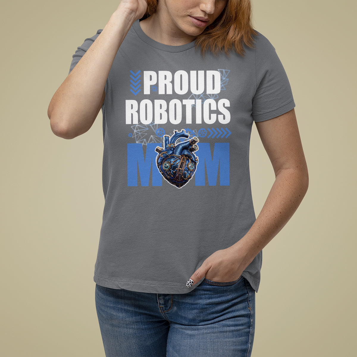 Proud Robotics Mom Robot Lover Mother's Day T Shirt For Women - Wonder Print Shop