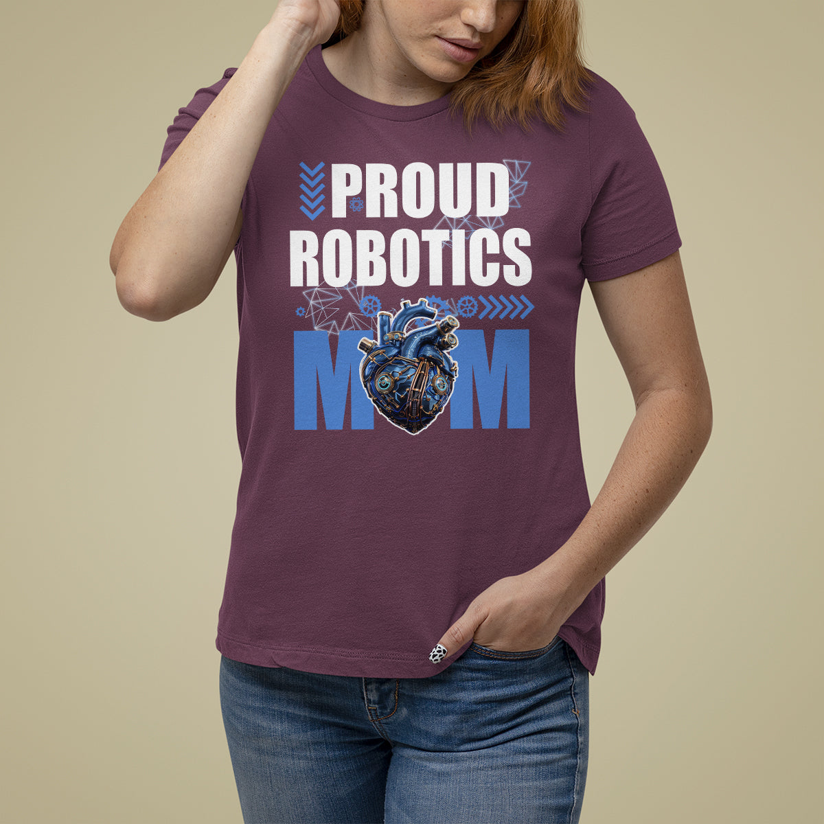 Proud Robotics Mom Robot Lover Mother's Day T Shirt For Women - Wonder Print Shop
