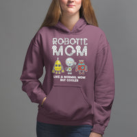 Mother's Day Robot Lover Hoodie Robotics Mom Like A Nornal Mom But Cooler - Wonder Print Shop