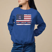 Mother's Day Sweatshirt U.S Army Mom American Flag Veteran - Wonder Print Shop