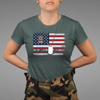 Mother's Day T Shirt U.S Army Mom American Flag Veteran - Wonder Print Shop