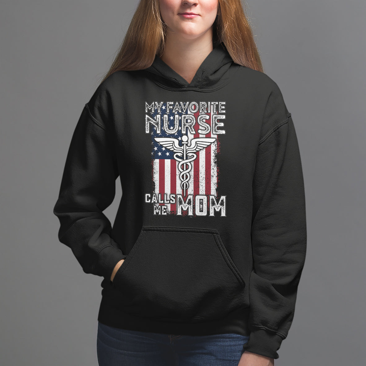 My Favorite Nurse Calls Me Mom Mother's Day Hoodie - Wonder Print Shop