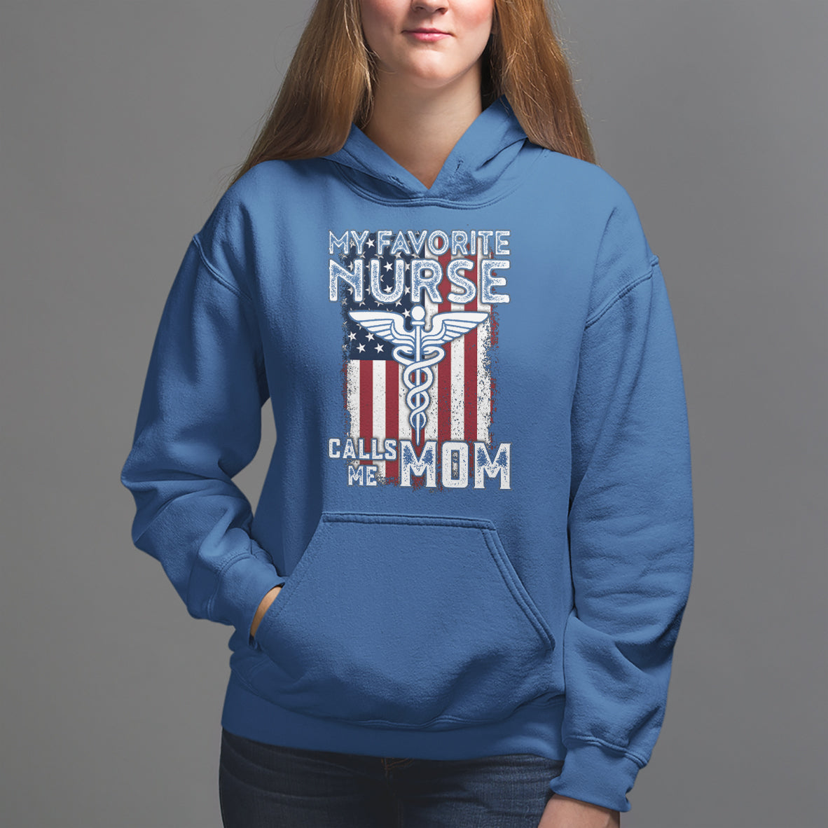 My Favorite Nurse Calls Me Mom Mother's Day Hoodie - Wonder Print Shop