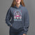 Mother's Day Hoodie Overstimulated Moms Club Funny Skeleton - Wonder Print Shop