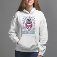 Mother's Day Hoodie Overstimulated Moms Club Funny Skeleton - Wonder Print Shop