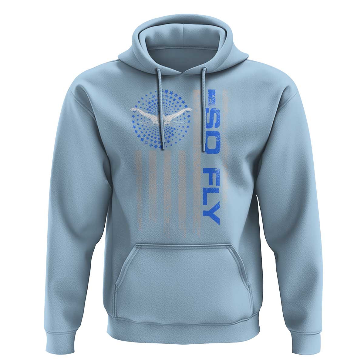 So Fly USA Swimming Team Sports Athlete Aquatic Hoodie - Wonder Print Shop