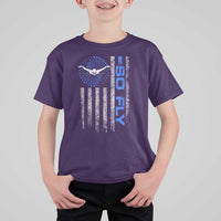 So Fly USA Swimming Team Sports Athlete Aquatic T Shirt For Kid - Wonder Print Shop