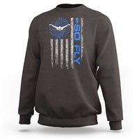 So Fly USA Swimming Team Sports Athlete Aquatic Sweatshirt - Wonder Print Shop