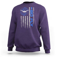 So Fly USA Swimming Team Sports Athlete Aquatic Sweatshirt - Wonder Print Shop