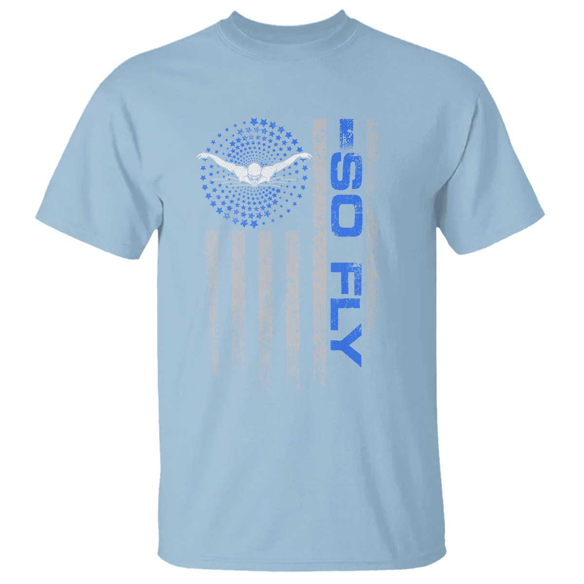 So Fly USA Swimming Team Sports Athlete Aquatic T Shirt - Wonder Print Shop