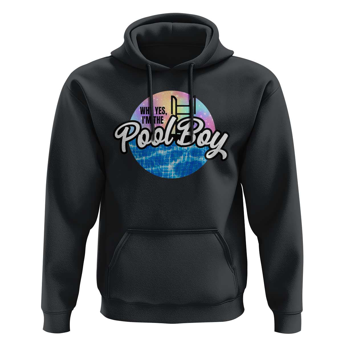 Funny Why Yes I Am The Pool Boy Hoodie - Wonder Print Shop