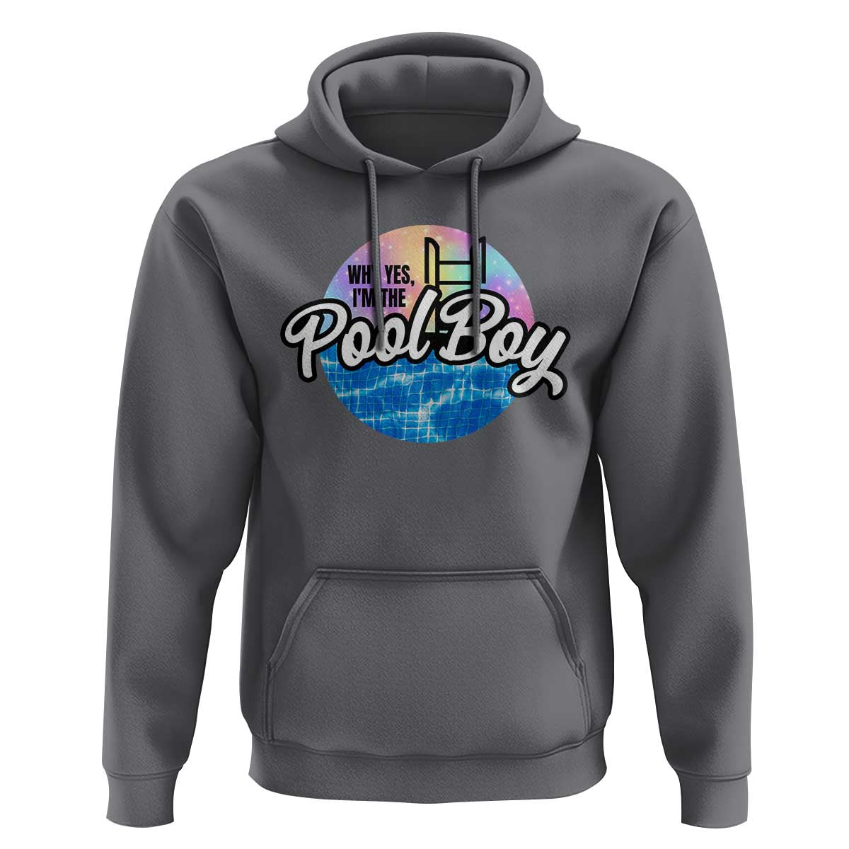 Funny Why Yes I Am The Pool Boy Hoodie - Wonder Print Shop