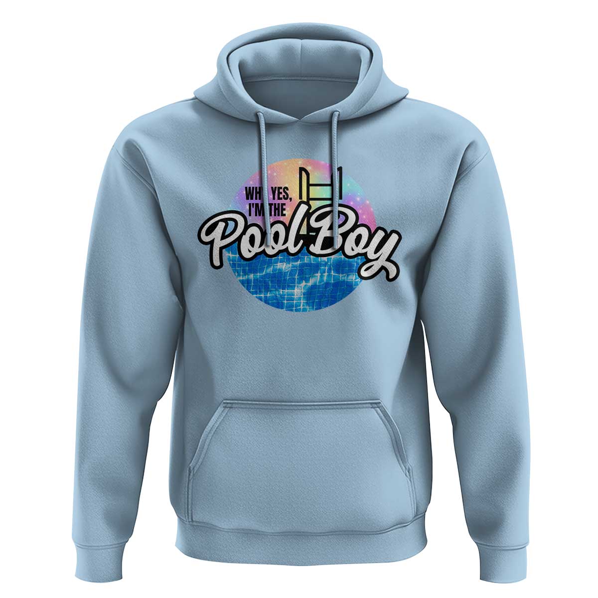 Funny Why Yes I Am The Pool Boy Hoodie - Wonder Print Shop
