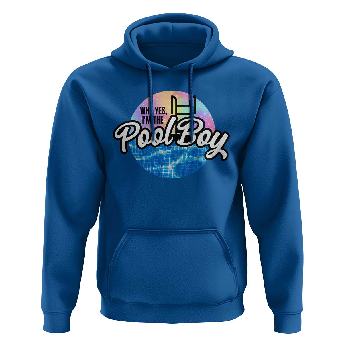Funny Why Yes I Am The Pool Boy Hoodie - Wonder Print Shop