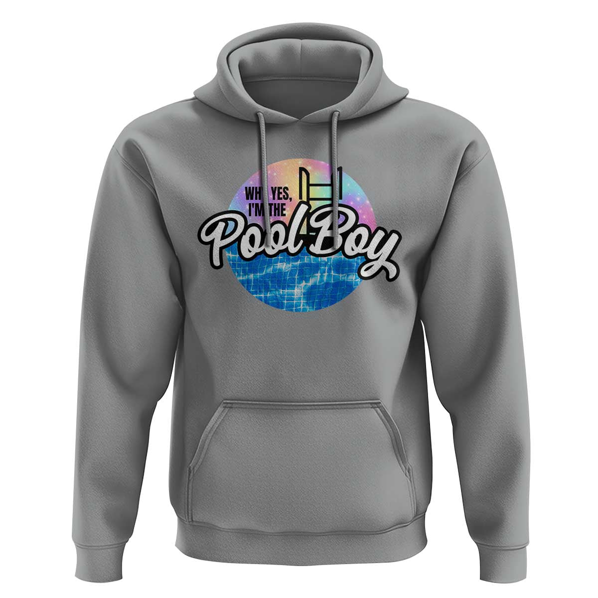 Funny Why Yes I Am The Pool Boy Hoodie - Wonder Print Shop