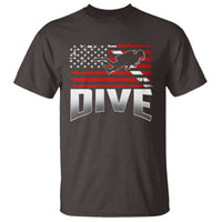 Scuba Diving T Shirt Diver Ocean American Flag - Wonder Print Shop