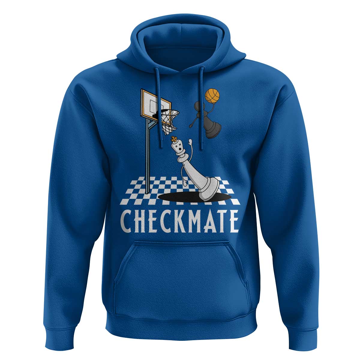 Funny Checkmate Chess Basketball Player Hoodie - Wonder Print Shop