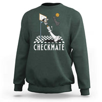 Funny Checkmate Chess Basketball Player Sweatshirt - Wonder Print Shop