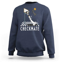 Funny Checkmate Chess Basketball Player Sweatshirt - Wonder Print Shop